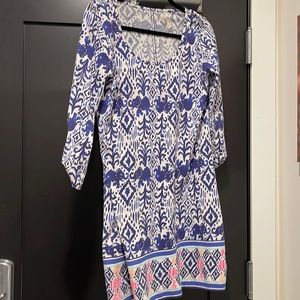 Lilly Pulitzer classic ikat pattern dress
